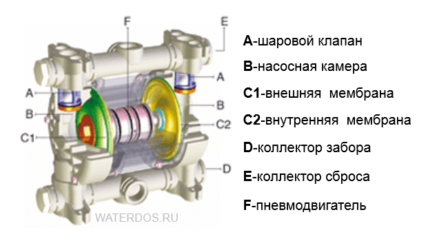 Устройство насоса Debem